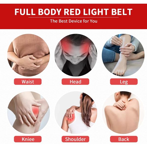 Полный корпус красный инфракрасный светодиодный терапевтический коврик спальный мешок 90W OEM