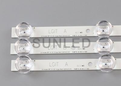 Luz grande do fundo da tevê da lente do luminoso decorativo da tevê do diodo emissor de luz de 32 polegadas/diodo emissor de luz