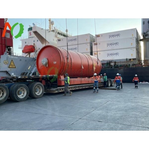 Waste Rubber Tire Plastic Pyrolysis Carbon Black Plant for Tire Pyrolysis Oil Production Line
