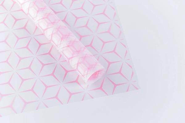 Kids Flower Wrapping Paper Rolls Elegant Plastic Waterproof Multicolored Optional