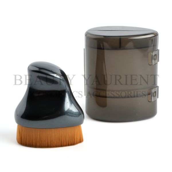 2tones Brown PBT Hair Single Foundation Brush Large Kabuki Body Brush