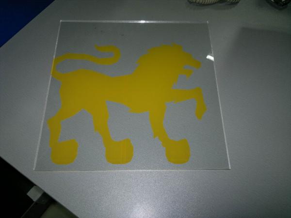 Art glass protective film kiss die cutting plotter cell phone furniture screen