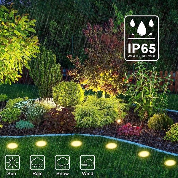 Outdoor Waterproof IP66 Garden Decoration Lights For Patio Pathway