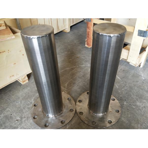 SS Wedge Wire Screen Tube With Perforated Steel Pipe