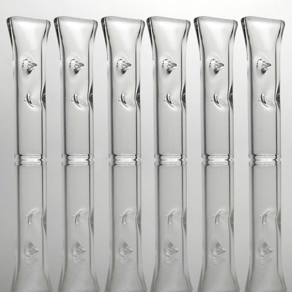 7mm Od Glass Bongs Parts Mini Glass Bong Filter Tips For Dry Herb Tobacco