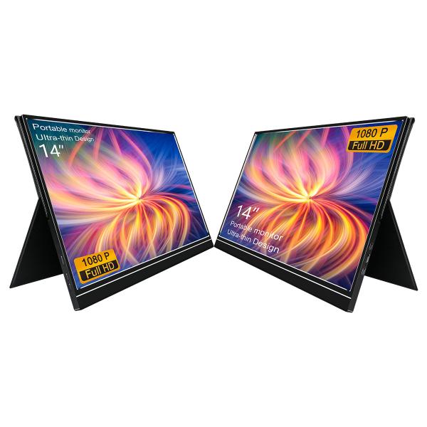 5.2mm Thickness Micro HDMI 322*240*8.9mm Portable Extended Monitor