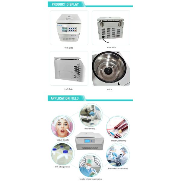 TGL-16M 16000rpm Table Type High Speed Laboratory Centrifuge Refrigerated with 60ml Capacity