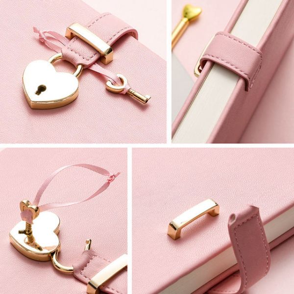 Customizable Cute Girl A4 Hardcover Blank Dotted Diary Notebook with Pen Leather Daily Planner Notebook Printing 80 Sheets OEM