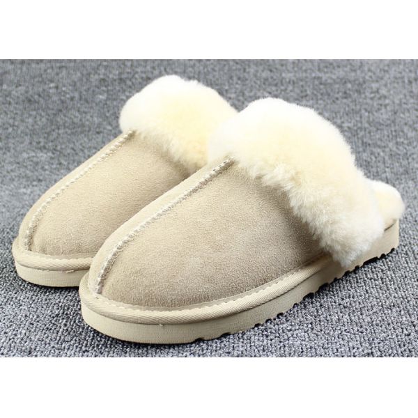 Тапочка зимы шерстей шеарлинг тапочки моккасин низких цен тапочек шерстей овец на открытом воздухе