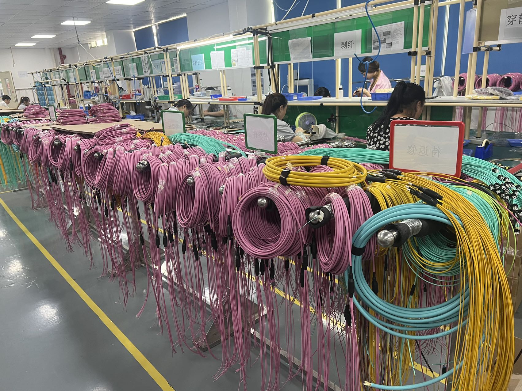 36 режим гибкого провода FTTH оптического волокна ядра 9Mm MTP Pro KEXINT одиночный