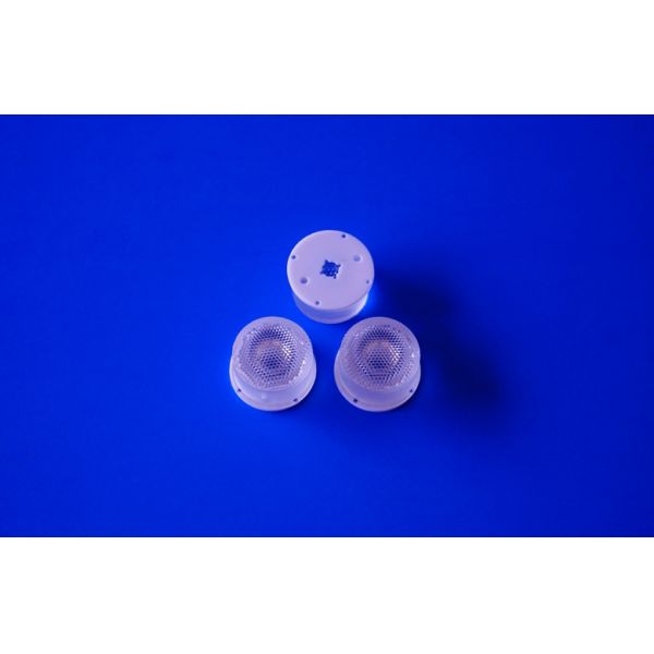 45degree Beads Face PMMA LED Lens , Led Spot Lighting Optical Focusing Lens