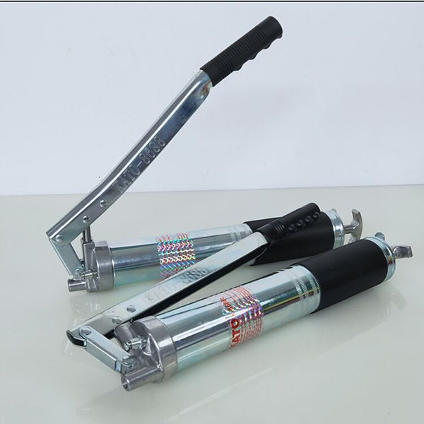 Silver Hand Pump Grease Gun Single Rod 600cc Air Operated