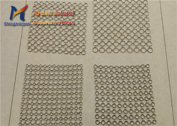 Лист сетки занавеса 2.0mm сетки кольца Drapery гостиниц слабый стальной