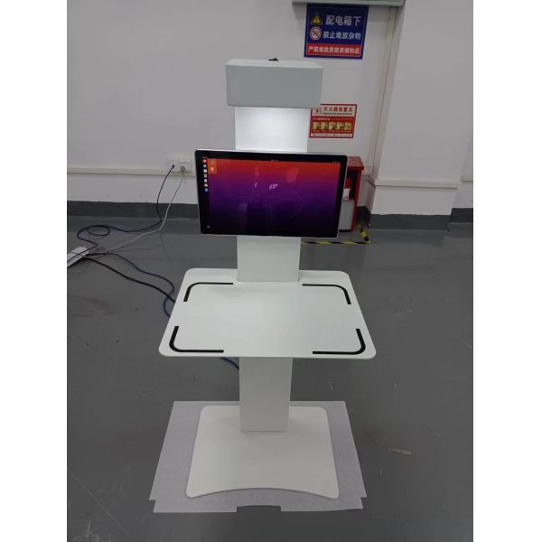 15.6 Inch Smart Dish Recognition Kiosk Intel 8MP Surveillance Camera Capacitive Touch Android Windows OS SDK Enabled Restaurant