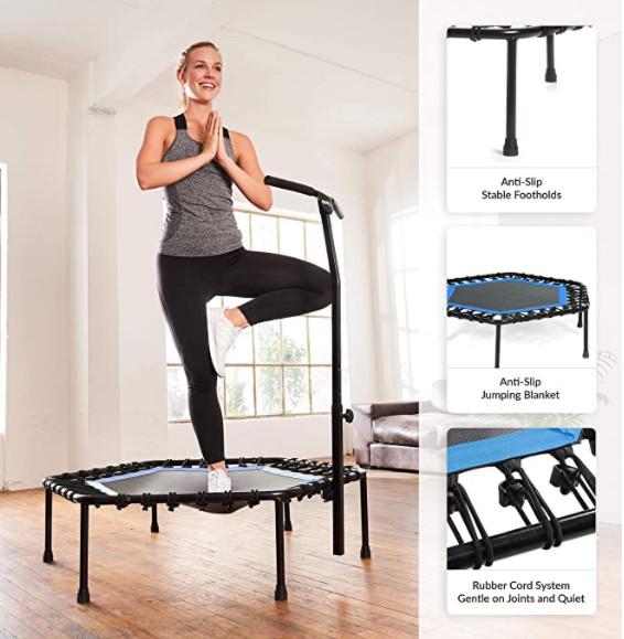 mini rebounder fitness trampoline, mini folding fitness trampoline, mini fitness trampoline