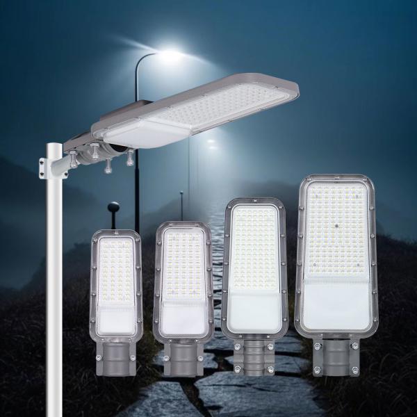 High-Brightness Mains-Powered LED Street Light, Aluminum Alloy Body, IP65 Waterproof, Branded LED Chips, Auto On/Off at Night, Ideal for Urban Roads, Parks, Communities, and More Lighting Applications