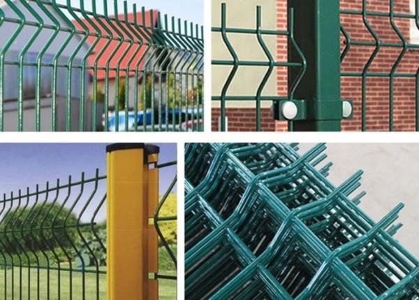 Galvanized Garden Mesh Fencing Panel , 2 X 2 Welded Wire Mesh Panels
