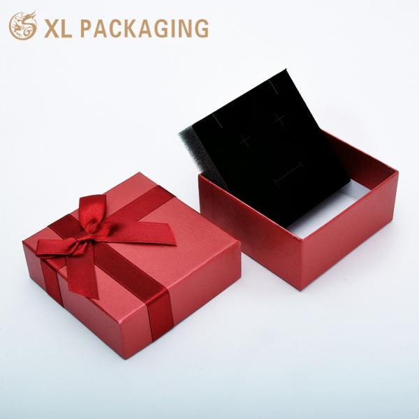Emballage XL Boîte cadeau personnalisée Emballage Logo personnalisé Emballage bijoux Carton papier Couvercle et fond Boîte à bijoux de plusieurs tailles avec mousse d'éponge