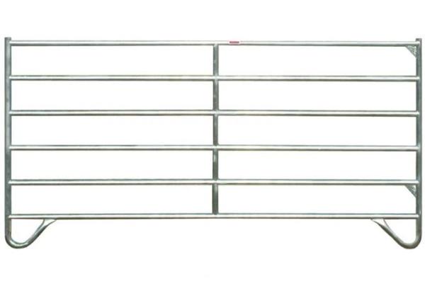 Portable Horse Corral Panels Green Powder Coated Metal Yube Materials