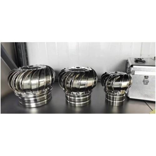 Source Factory Stainless Steel Roof Ventilating Fan Without Power Wind Drive Poultry Pig Farm Turbine Roof Exhaust Fans