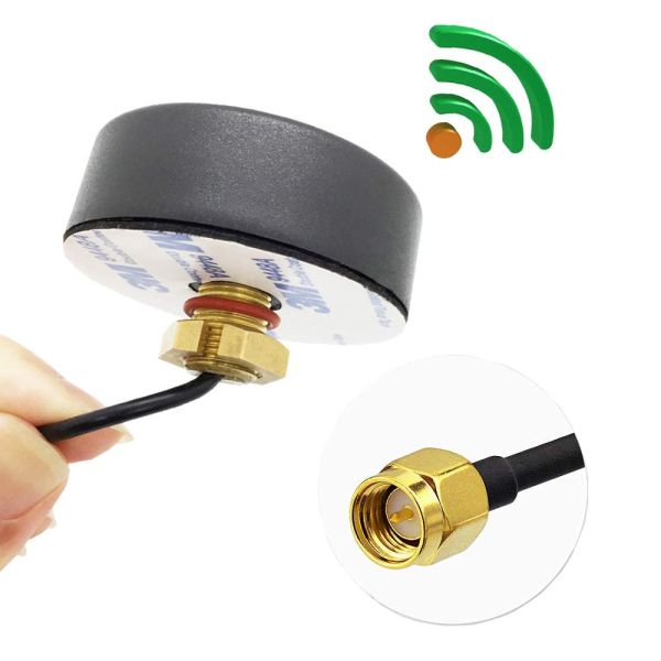 Longueur de câble personnalisée étanche GSM 2.4G 3G 4G LTE Puck Antenne pour le montage à vis