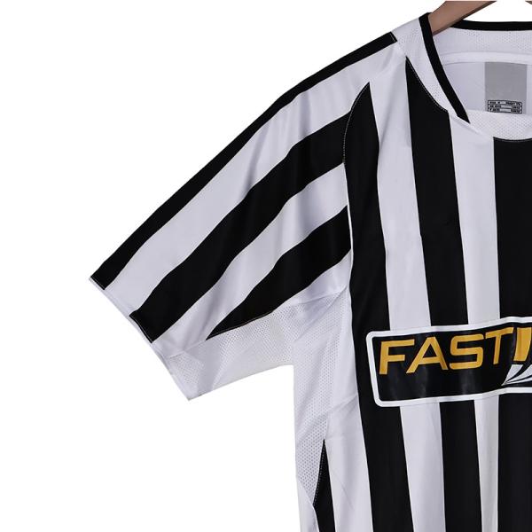 Juventus 2003 Home Retro Custom Football Jerseys Piero Era Zebra Symbolizes Faith