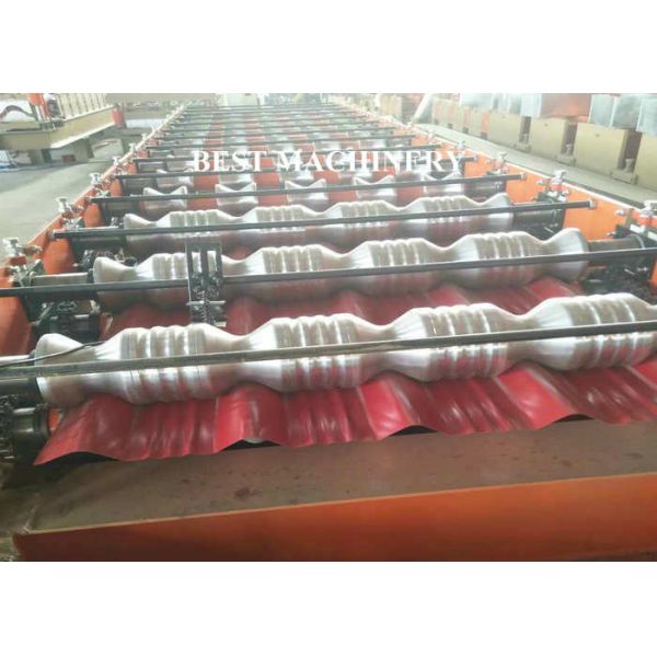 Крен черепицы трапецоида формируя тип материал машины ИС1100 русский ППГИ