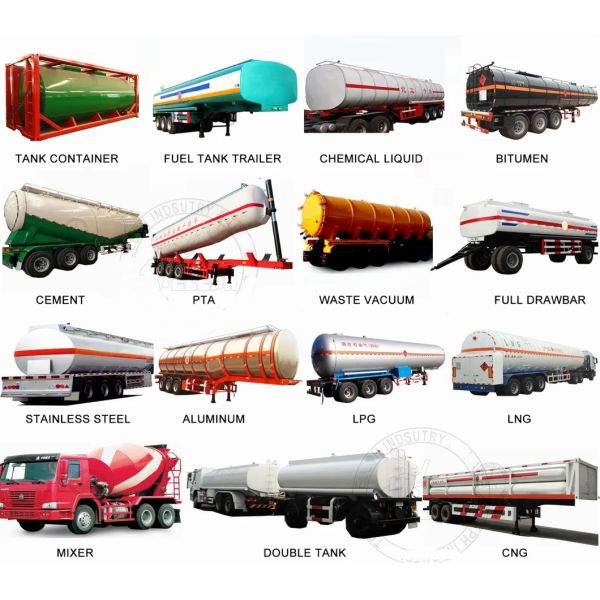 45ft топлива картины корозии трейлера Semi трейлер топливозаправщика анти- жидкостный