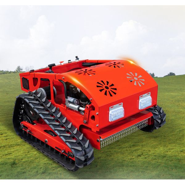 Affordable Remote Control Crawler Lawn Mower 550mm Cutting ISO CE Certified
