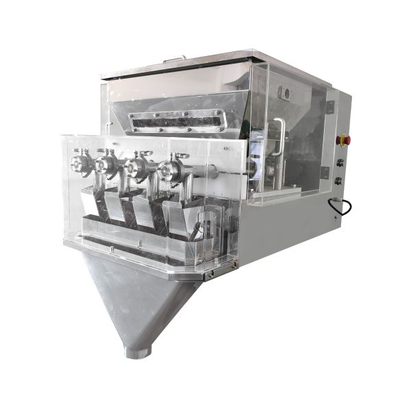 4 ensachage linéaire principal de trémie du corps 8L du peseur 15m/P SUS316 de Multihead