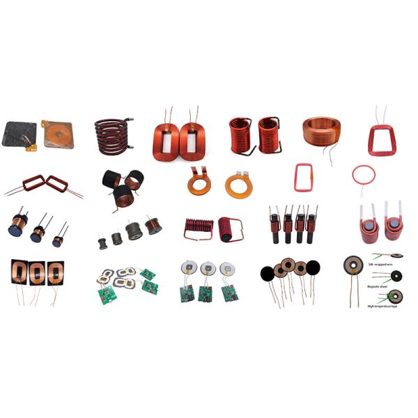 Electromagnet coil Copper air core wire coil inductor