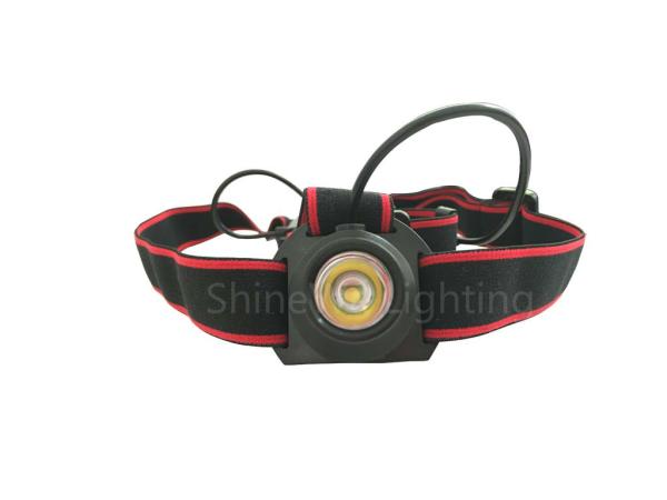 High Power Outside Brightest Headlamp / Battery Powered Led Headlamp Simple Design