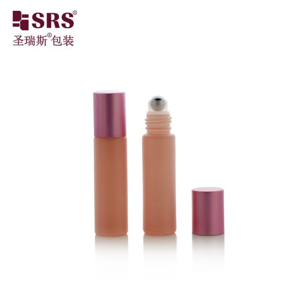 Glass Roll on Bottle with Metal Ball Leak Proof Design Color Customization Available