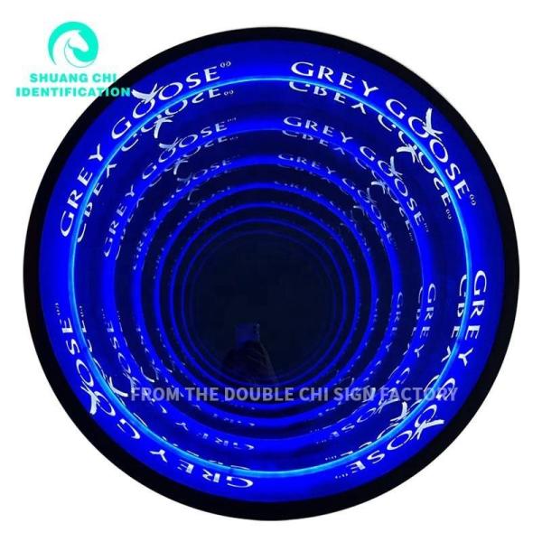 Fonte de alimentação de enchufe Espelho de neon moderno para ambientes elevados e atualização da sala de LED