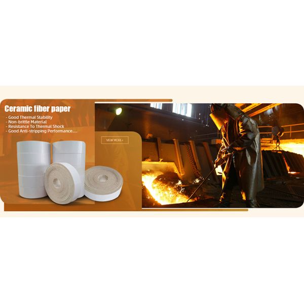 High Temp Refractory Ceramic Fiber Paper Roll Insulation 2mm 3mm 4mm 5mm 6mm 200kg/M3
