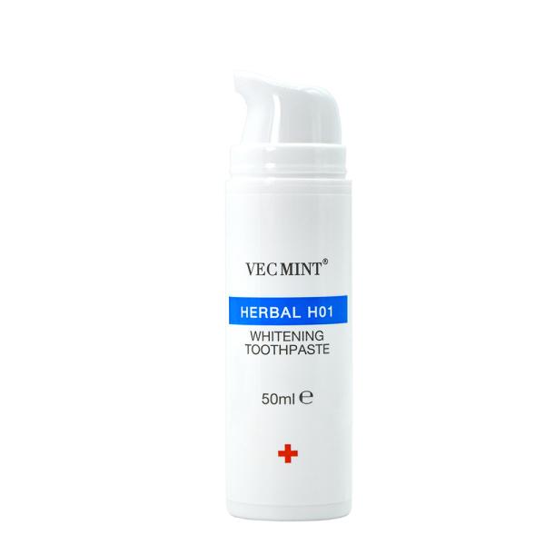 VECMINT Herbal H01 Whitening Toothpaste 50ml Herbal Formula for Teeth Whitening intelligent herbal extract smart beauty renewal