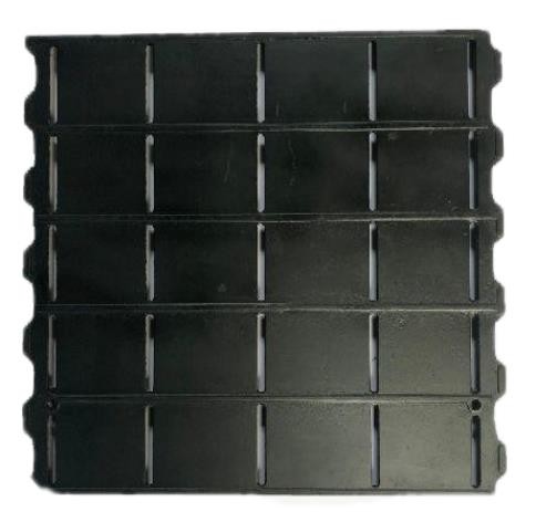 Black Cast Iron Material Slotted Floor For Pigs Animal Farming
