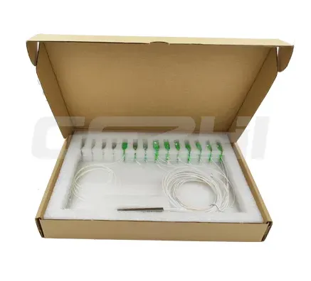 Splitter 1*16 PLC оптического волокна сети PON FTTH мини с соединителем SC APC