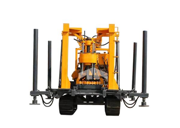 Borehole Vertical Spline 325mm Hydraulic Water Well Drilling Rig Movable
