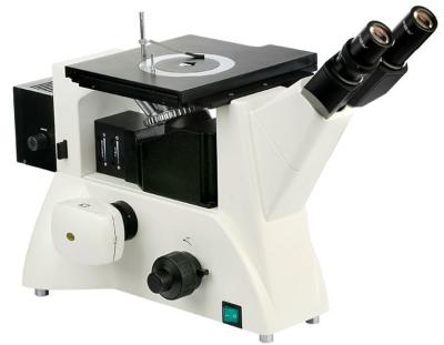 100X 20X Binocular Inverted Metallographic Microscope Bright Dark Field Observation