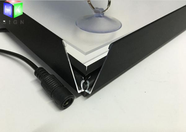Indoor Led Snap Frame Light Box , Led Backlit Light Box Magnetic Lock