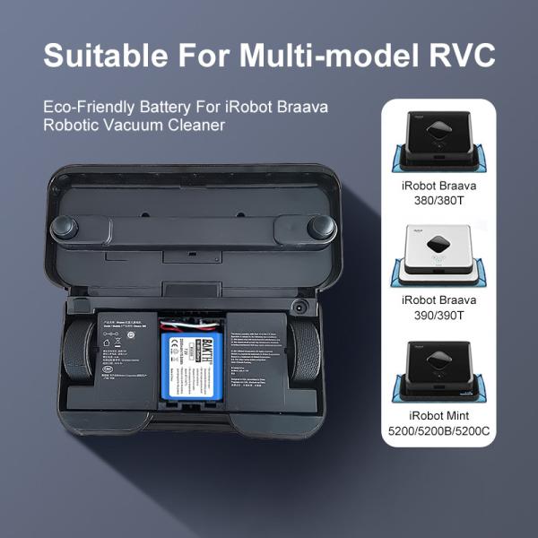 7.2V 2200mAh Rechargeable Ni Mh Battery Pack BV380 For IRobot Braava
