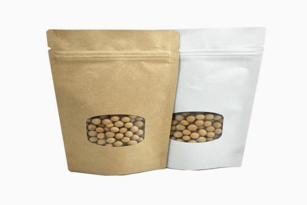 Dried Fruit Potato Chips Zipper Lock Bags Food Stand Up Pouch Solvent Free Lamination