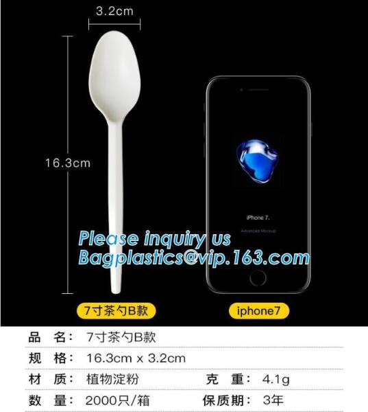 Biodegradable disposable Stirrer cutlery eco friendly,disposable CPLA Compostable cutlery,Corn Starch Coffee Stirrer