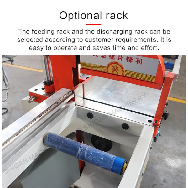 XS-455AL Pneumatic Aluminum Cutting Machine Aluminum Alloy Cutting Machine for 45 Degree