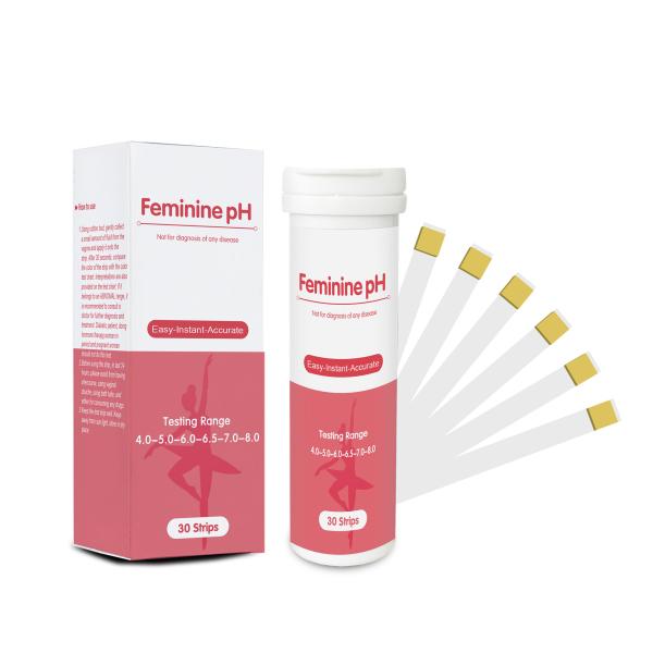 Tiras reactivas de equilibrio de pH femenino ODM para la salud ginecológica, detección rápida de inflamación