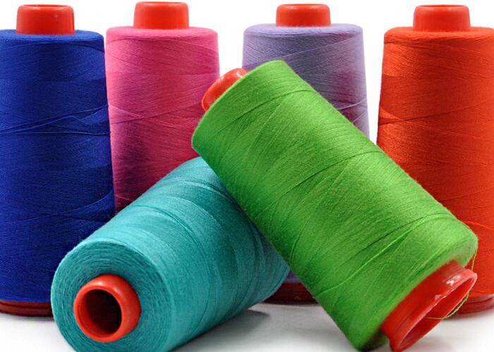 High Tenacity 100% Smooth Ring Spun Colorful Spun Polyester Thread 20s/6 40s/2