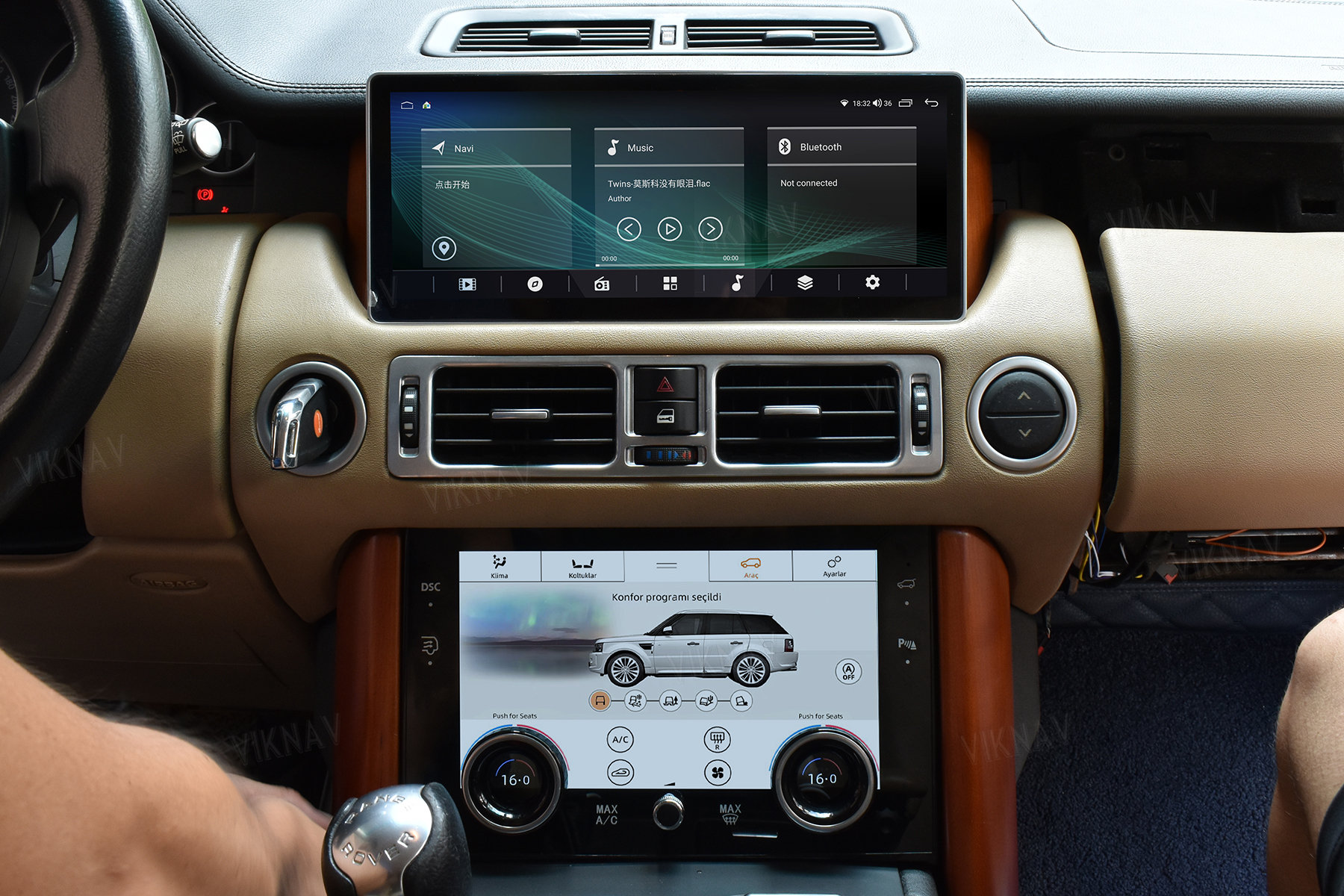12.3дюймовое авторадио для Land Range Rover Vogue V8 L322 2002-2012 Сенсорный экран GPS навигация Мультимедийный стереоплеер
