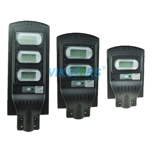 60 Watt Solar Street Lights ABS Plastic Lamp Body SMD 5730 Waterproof Street Lamp