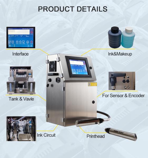 20mm S610 Inkjet Date Code Printer , Small Character Inkjet Printer For Pipe Industry